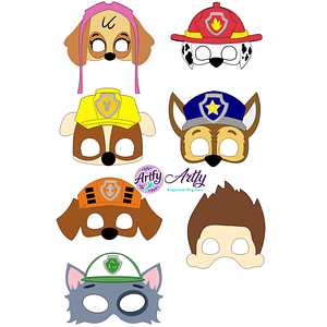 MÁSCARAS PATRULHA CANINE 