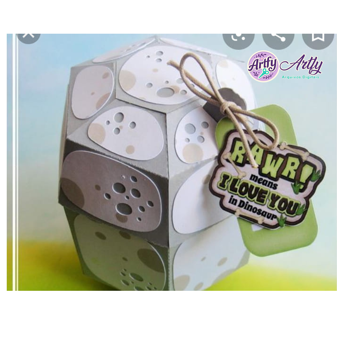 Caixa Ovo de Dinossauro 1