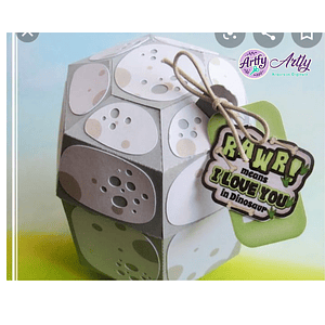 Caixa Ovo de Dinossauro