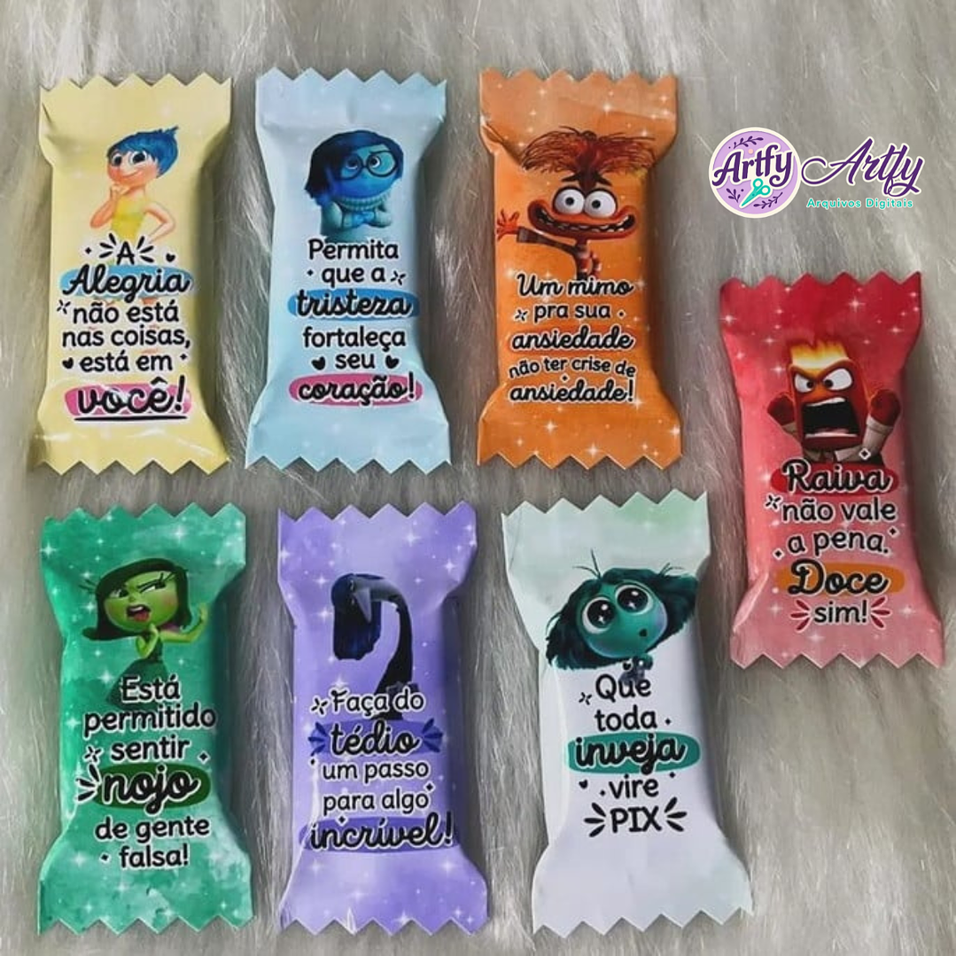 Balas Personalizadas Emoções (Divertida Mente) 1