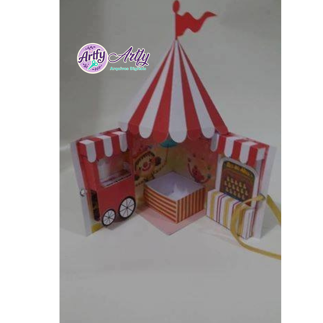 Caixinha Explosão Circo 1