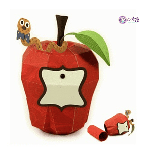 Caixa Maçã com Minhoca