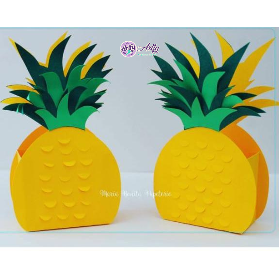 Caixa Abacaxi p/ Trufa 1