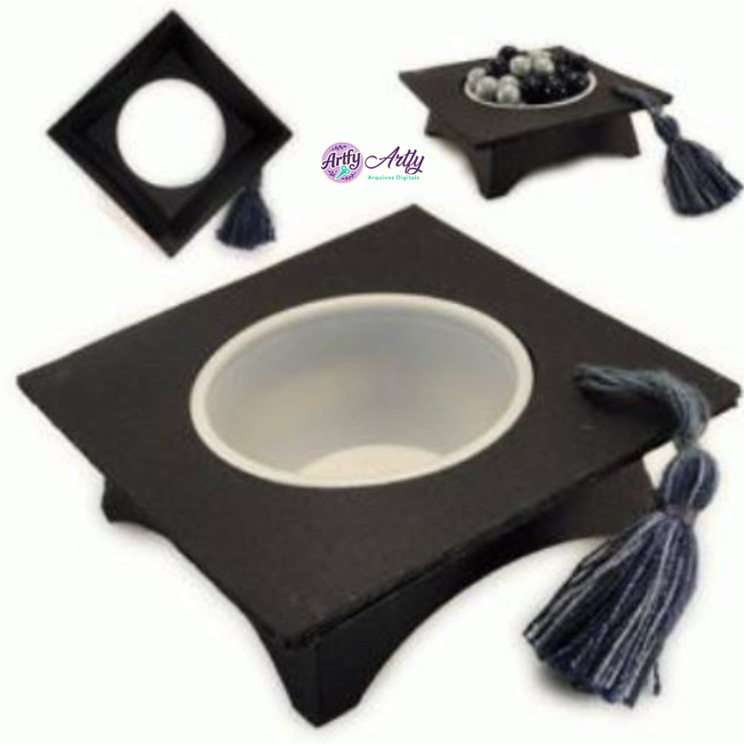 Caixa Chapéu Formatura 1
