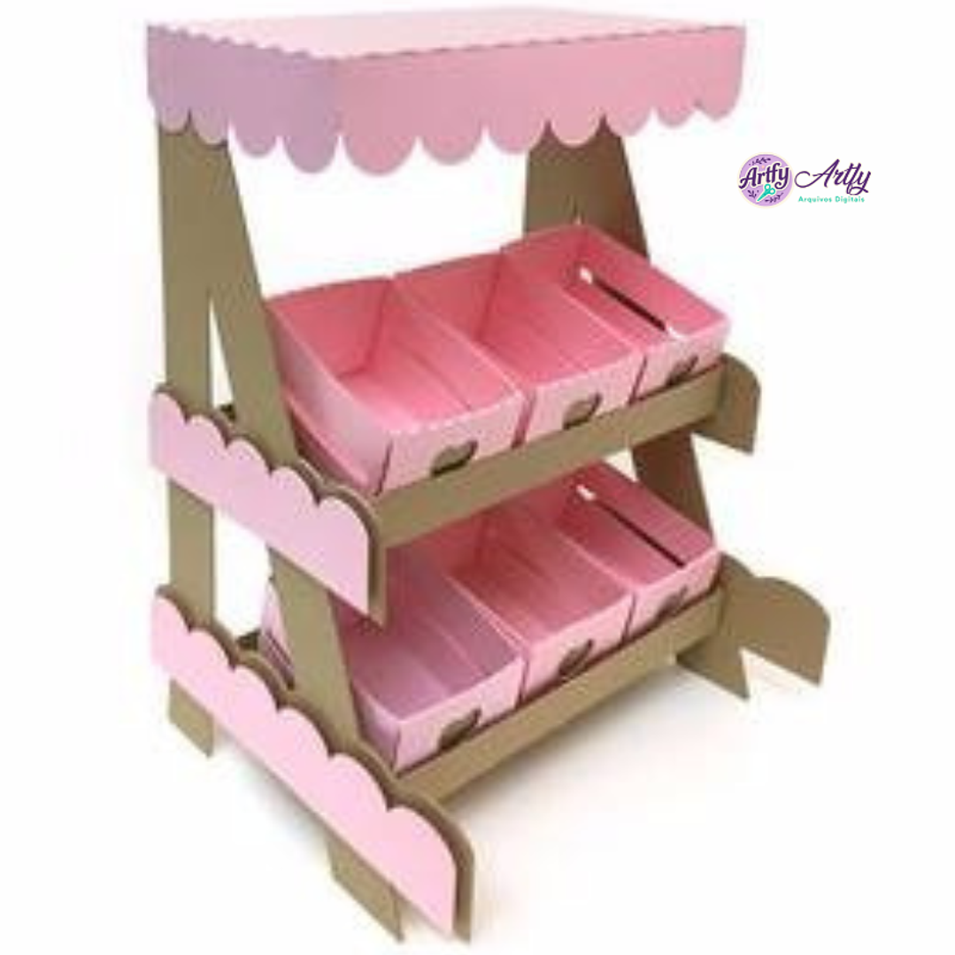 Banquinha de Mercado 3D 1