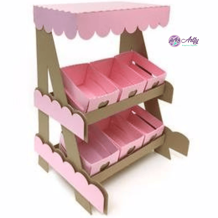 Banquinha de Mercado 3D 1