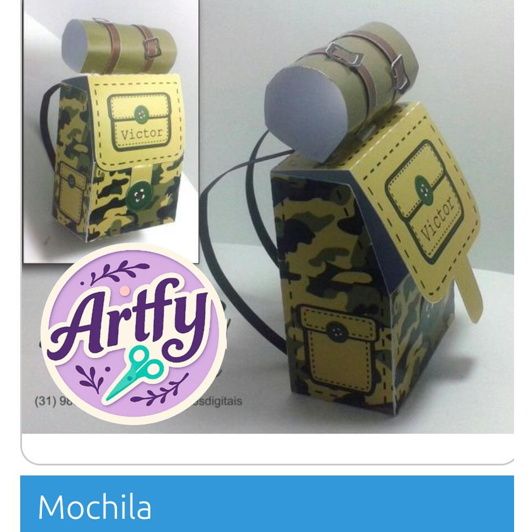 Mochila Militar Personalizada 1