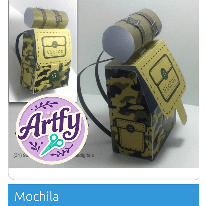 Mochila Militar Personalizada 1