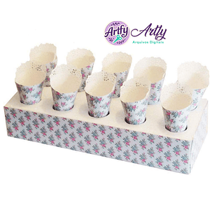 Suporte para 6 Cartuchos Pipocas