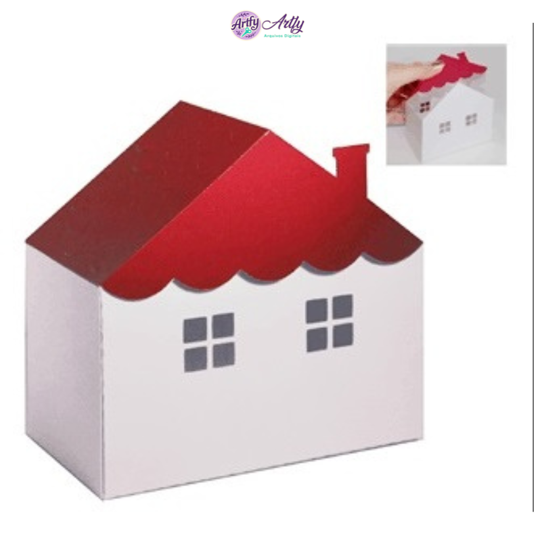 Caixa Casa 3D 1