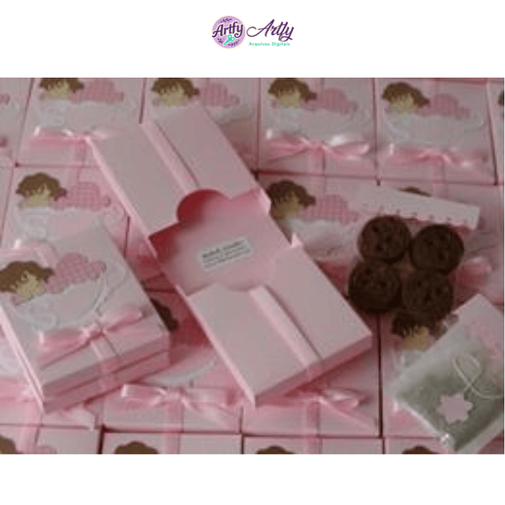 Caixinha Chã Bolacha Retangular 1