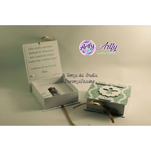 Caixa Quadrada Porta Água Benta