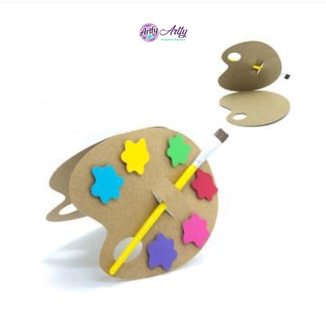 Paleta porta-lápis/pincéis 1