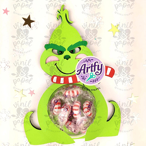Porta Doces Grinch