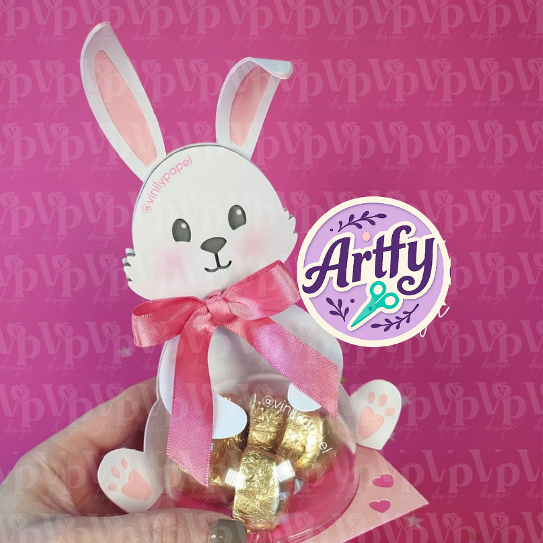 Porta doces coelhos 1