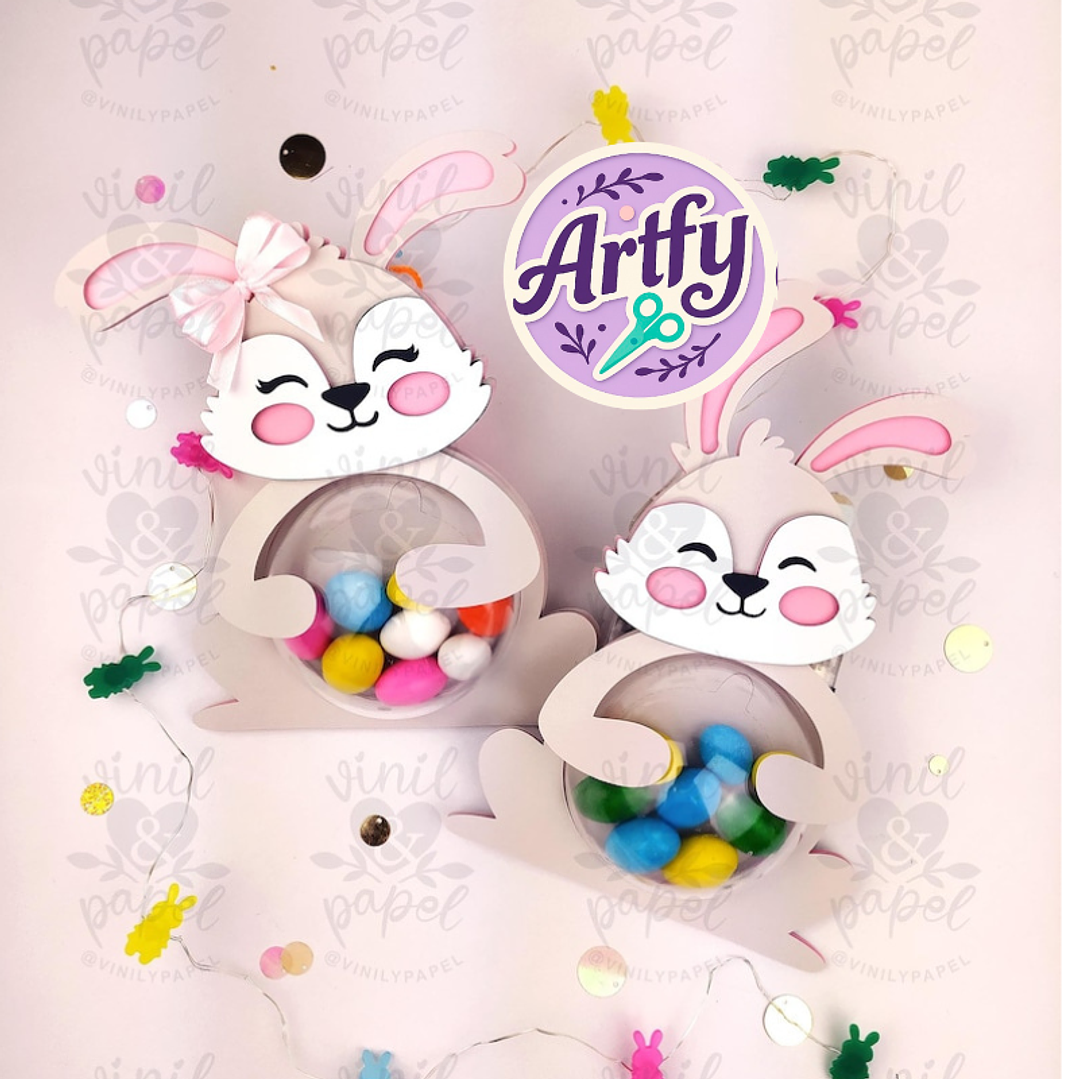 Porta Doces Coelhinhos  1