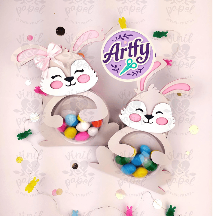 Porta Doces Coelhinhos  1