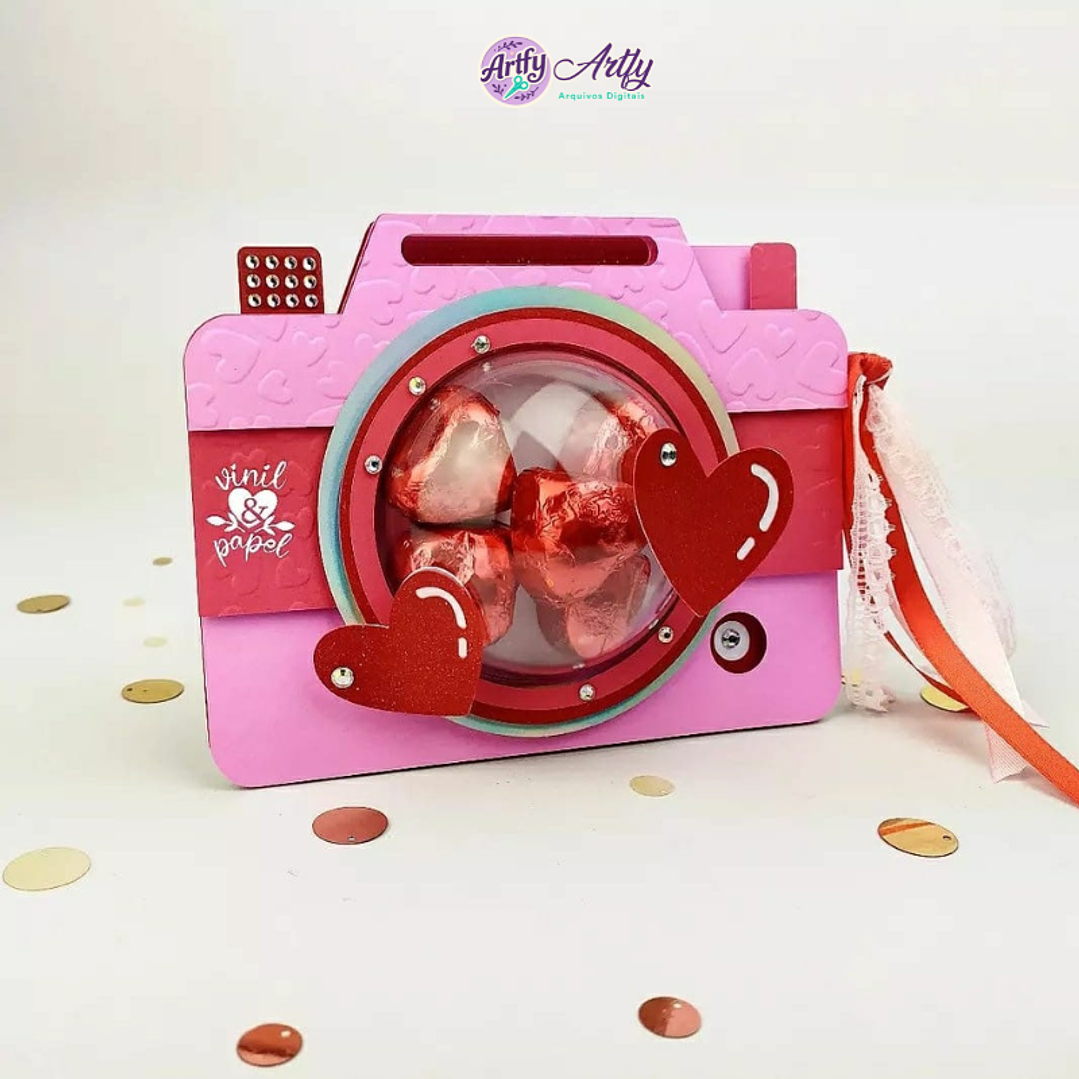 Câmera com corações 1