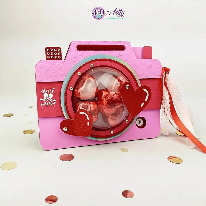 Câmera com corações 1