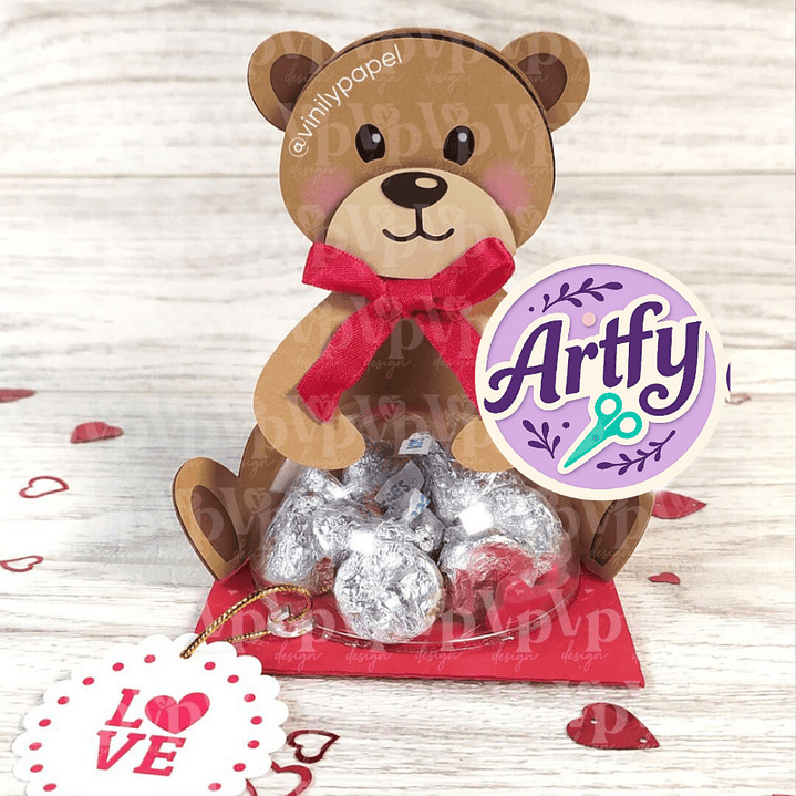 Ursinho de Pelúcia Porta Doces 1