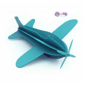 lembrancinha Vião de papel 3D