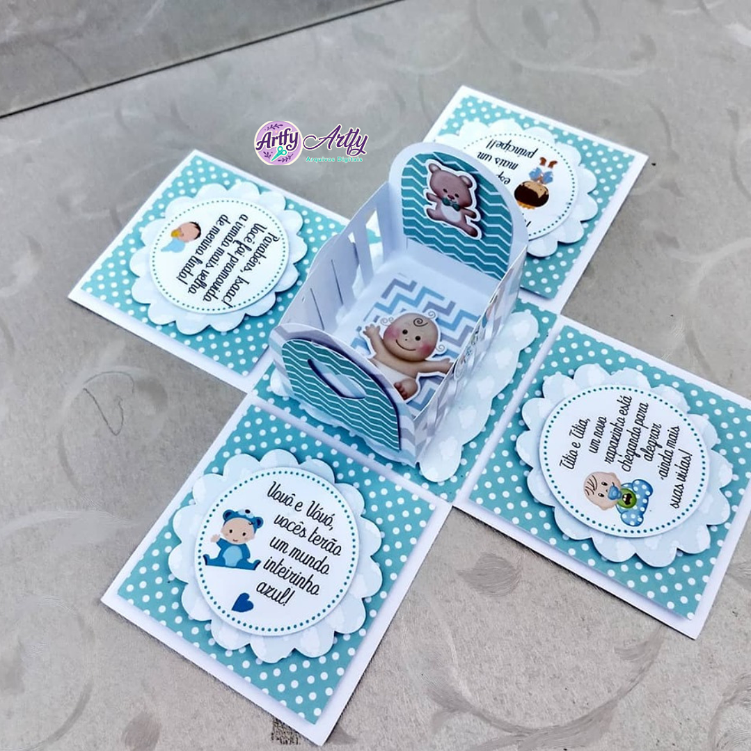 Caixa Surpresa Anúncio Gravidez  1