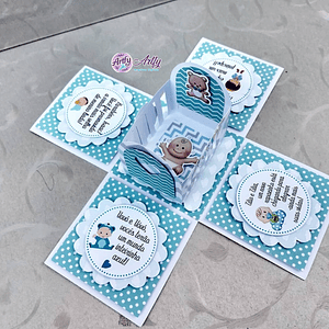 Caixa Surpresa Anúncio Gravidez 