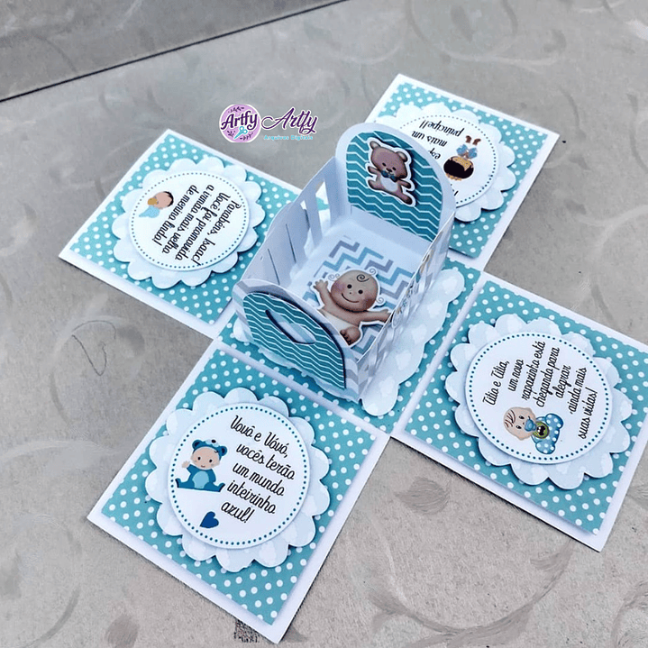 Caixa Surpresa Anúncio Gravidez  1