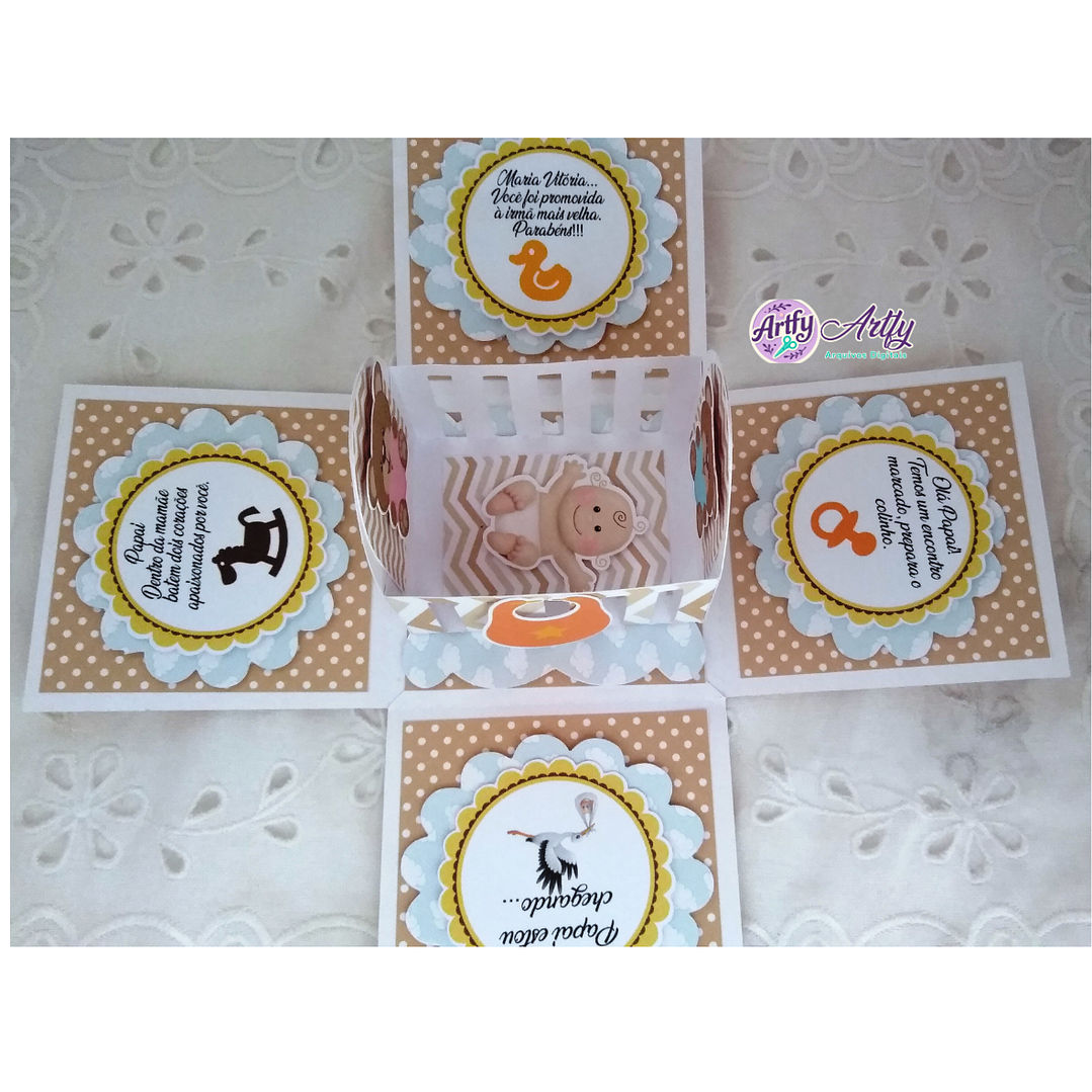 Caixa Anúncio Gravidez  Neutra 1