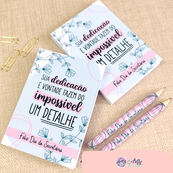 Bloquinho e Lápis 1