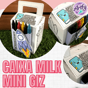 Caixa Milk Mini Giz com Alça
