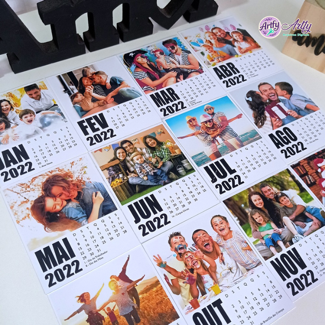 Calendário Polaroid 1
