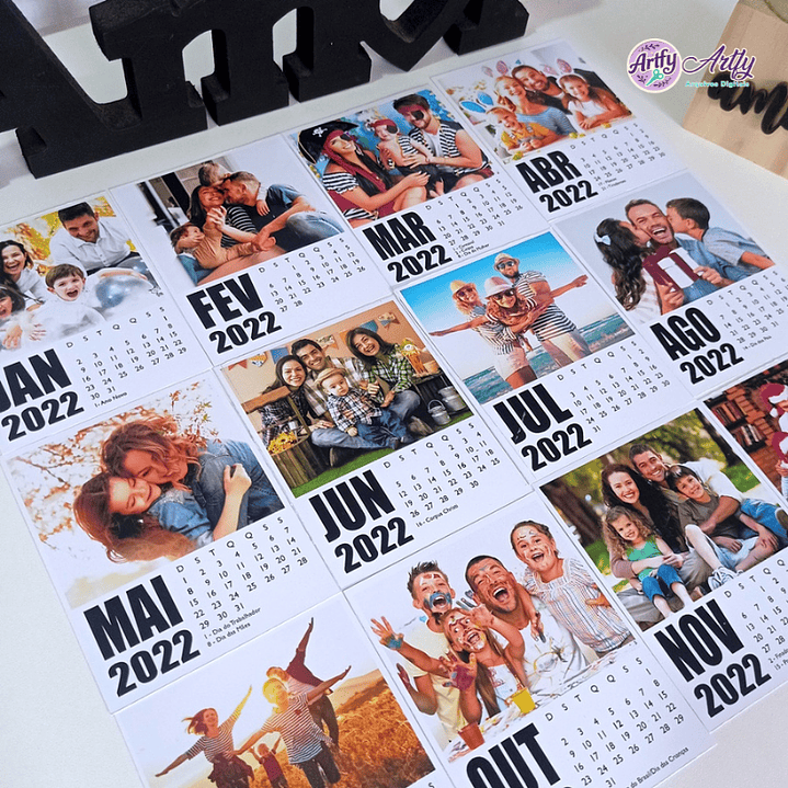 Calendário Polaroid 1