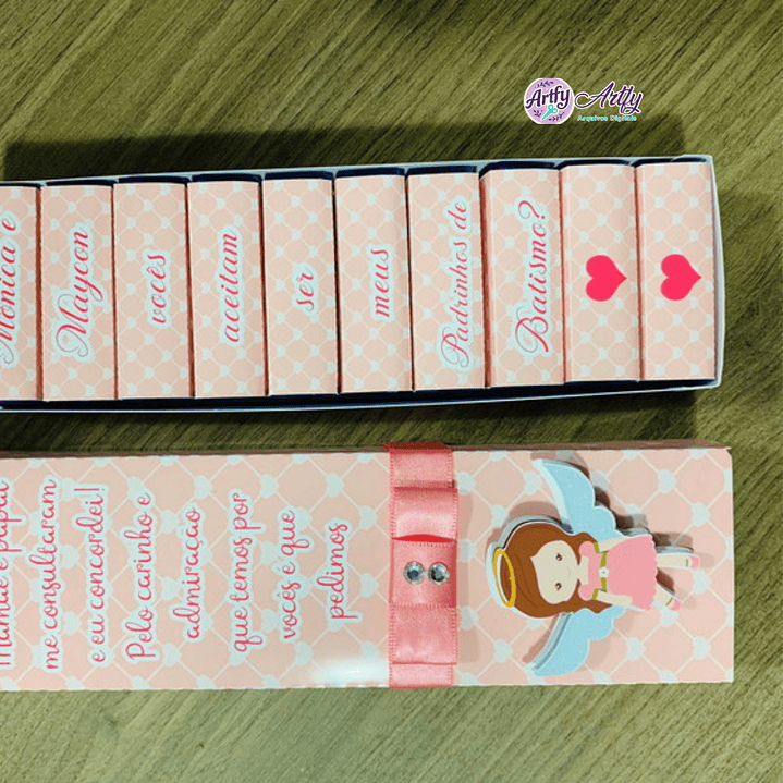 Caixa para 20 bis Rosa 1