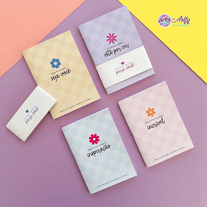 Caderninho com frases