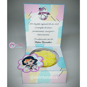 Caixa sabonete e Marca Página