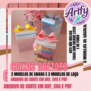 Caixas Acetato