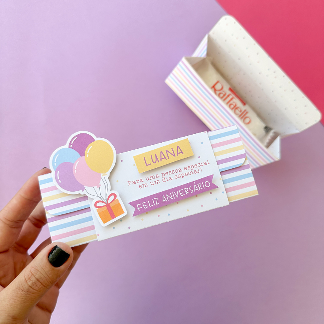 Caixinha Feliz Aniversário - Membros 1