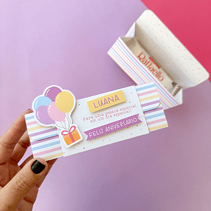 Caixinha Feliz Aniversário - Membros