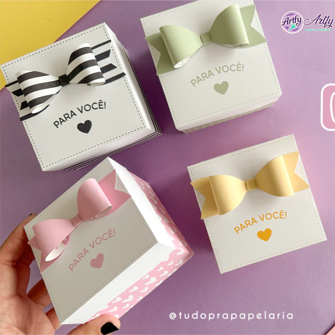 Caixinha Presente com Laço 1