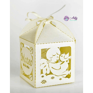 Caixa Lanterna Quadrada Anjo