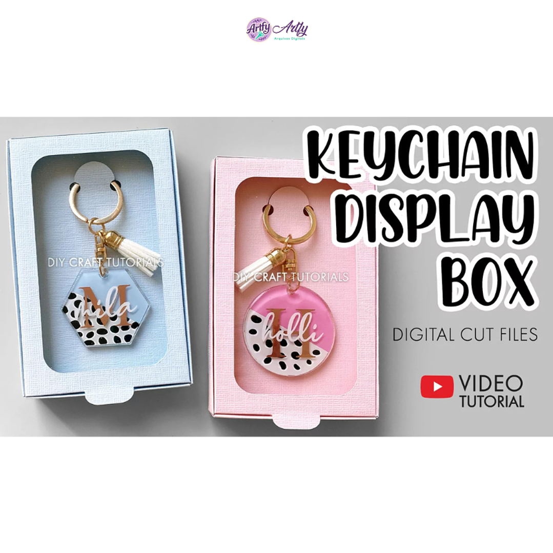 Caixa expositora de chaveiros 1