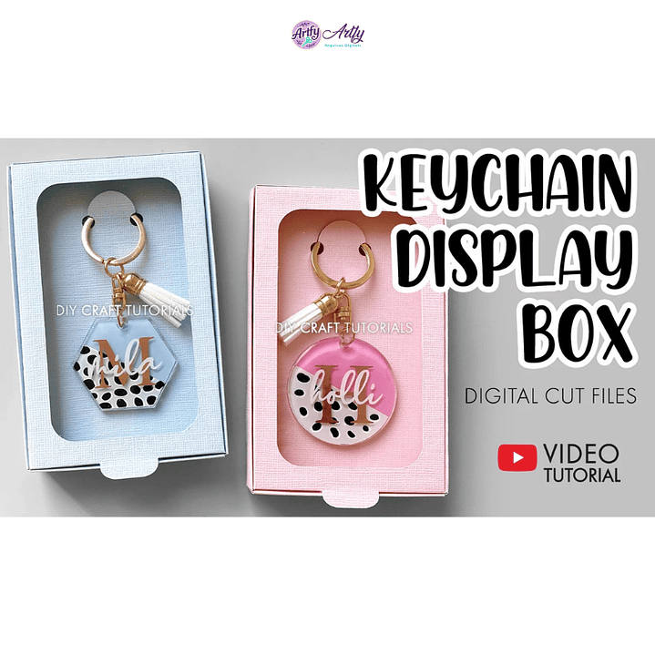 Caixa expositora de chaveiros 1