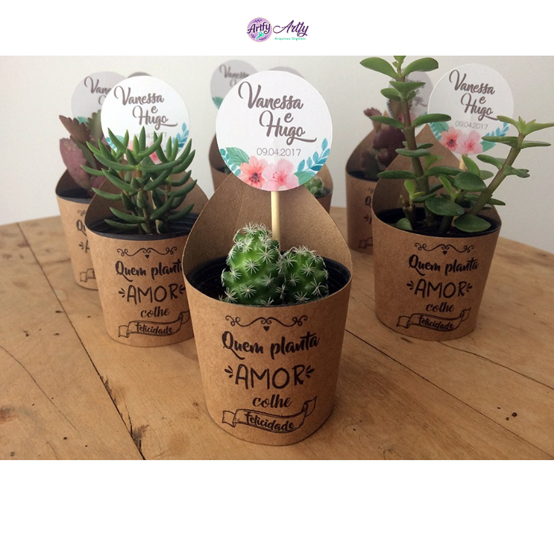 Rótulo para mini sucullente 1