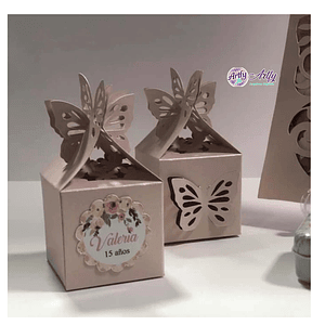 Caixa Vazada Borboleta