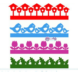 Conjunto Bordas de jardim