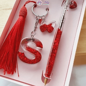 Caixa Chaveiro e Caneta