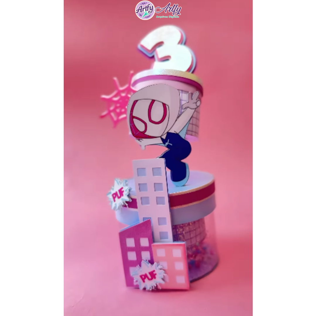 Caixa Flary Circular Acetato 1