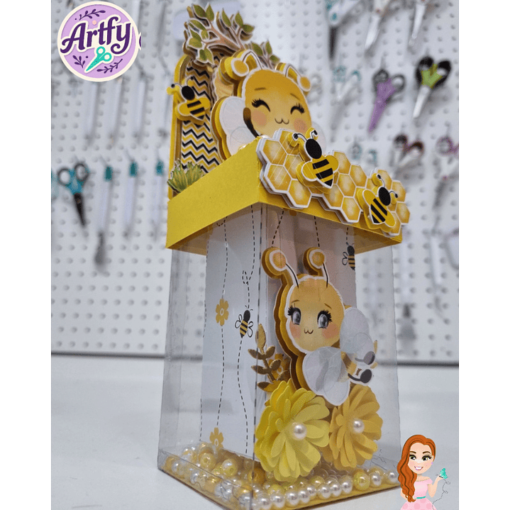 Caixa Vitrine Abelhinha 1