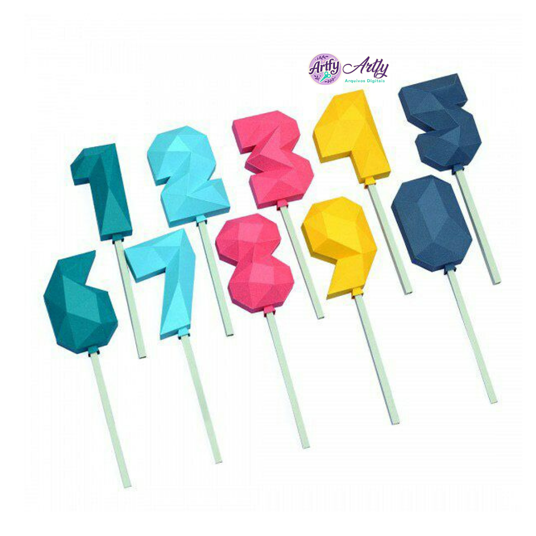 Vela de Papel Geométrica 1